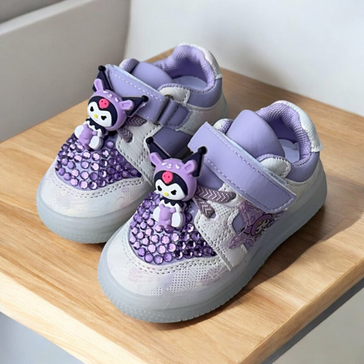 Custom Soft  Light up Luminous Cartoon Kids baby Sneakers - for Summer Winter Spring Fall