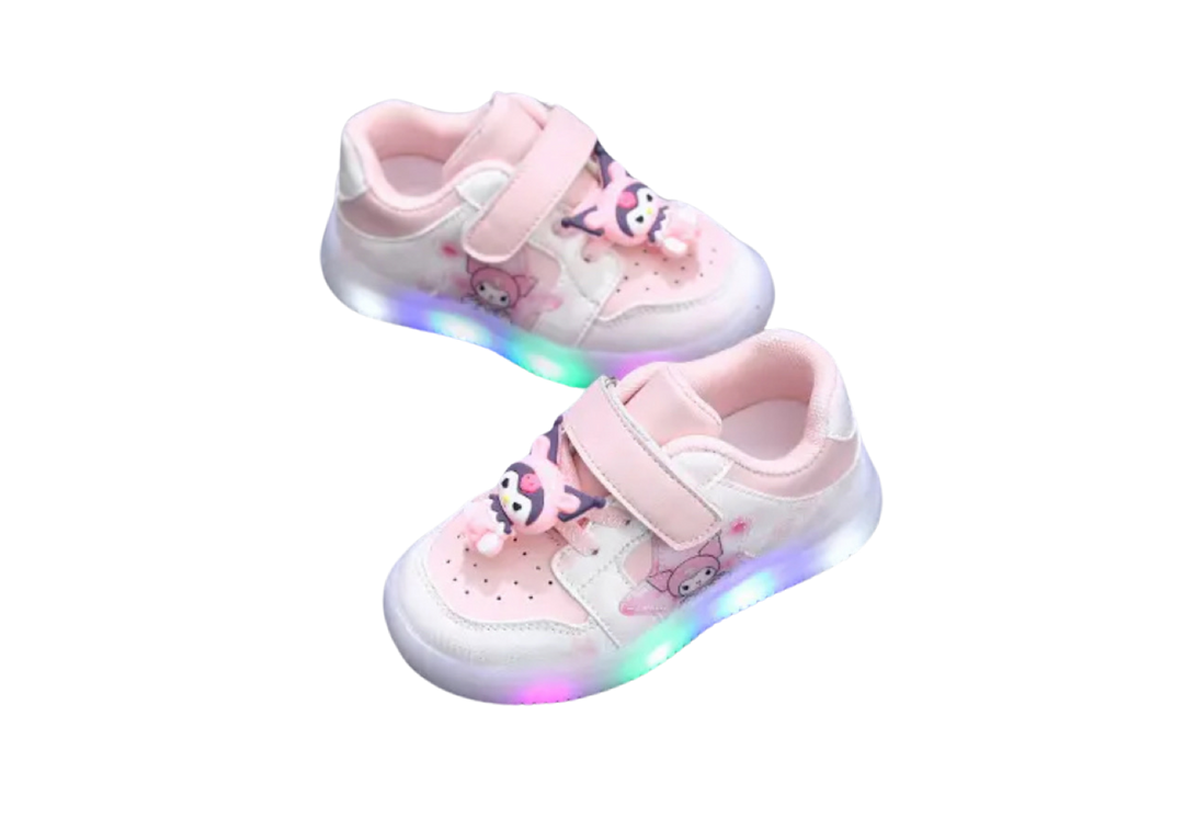 Custom Soft  Light up Luminous Cartoon Kids baby Sneakers - for Summer Winter Spring Fall