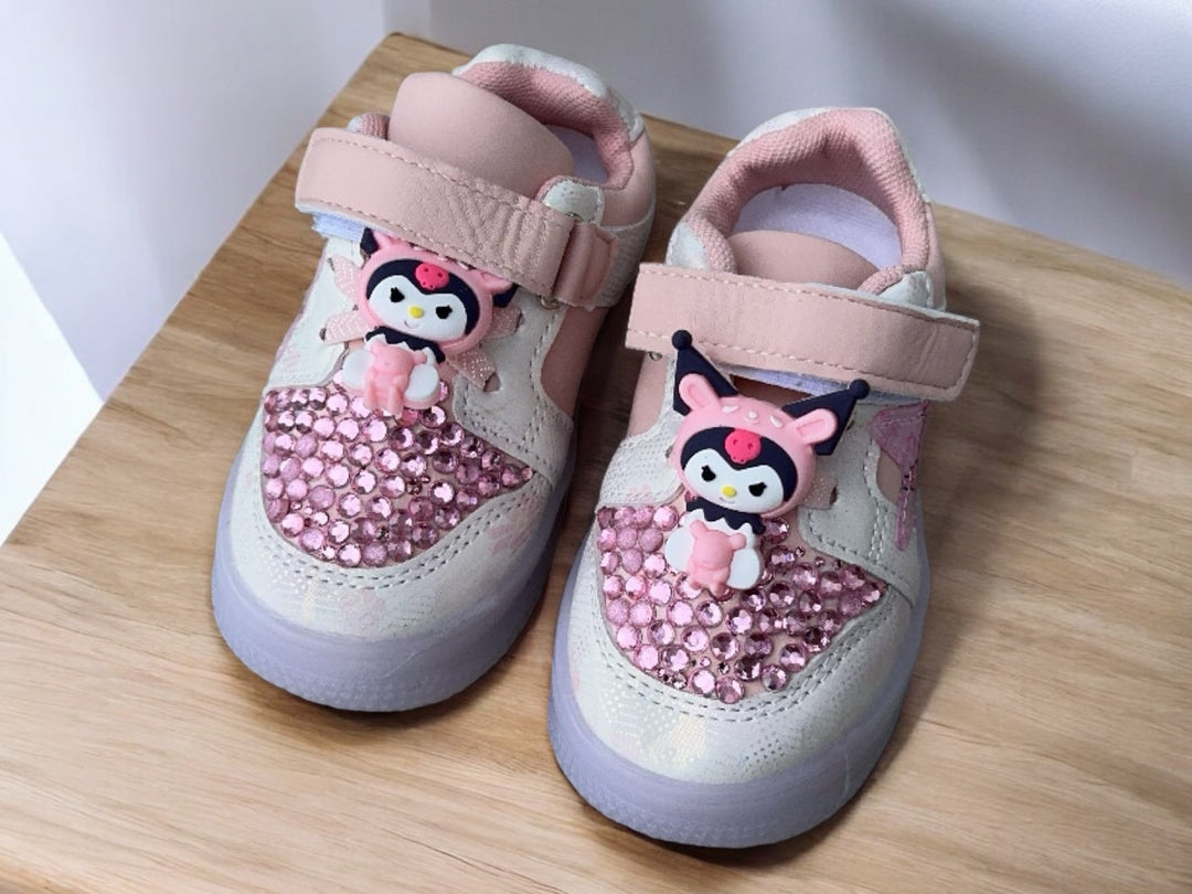 Custom Soft  Light up Luminous Cartoon Kids baby Sneakers - for Summer Winter Spring Fall