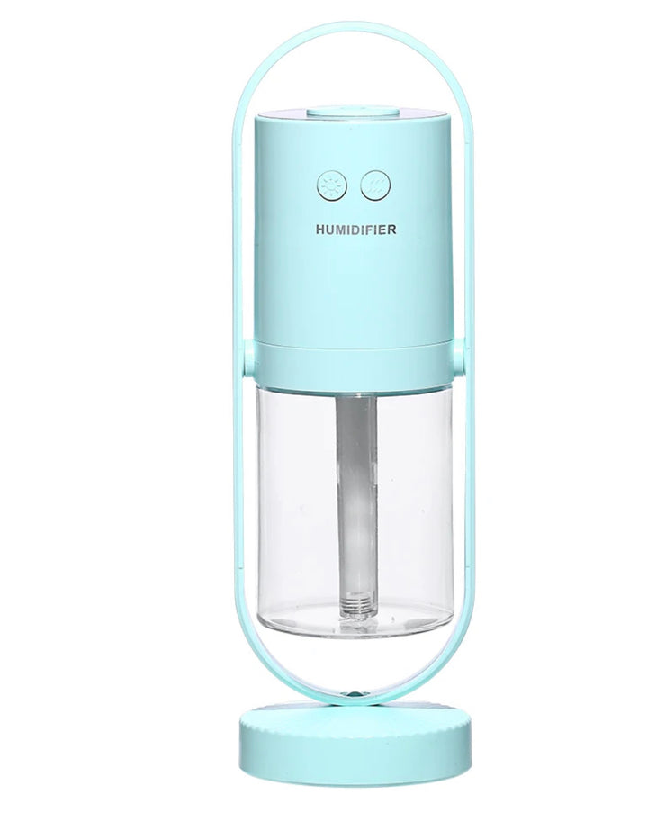 Humidificador ultrasónico Cool Mist USB Mini sombra mágica portátil de 200 ml con luz nocturna de 7 colores para habitación de niños