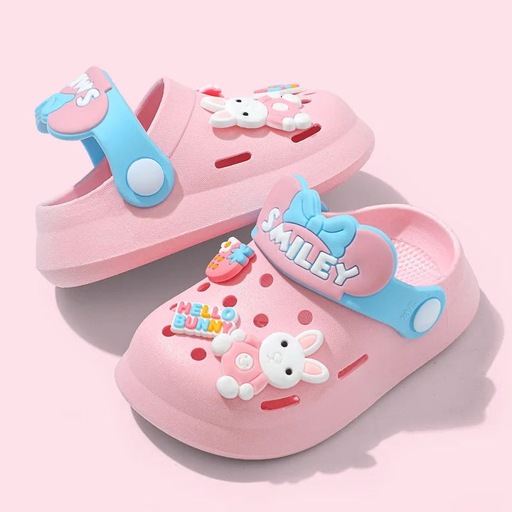 Kids non-slip Cartoon Silicone Sandals Shoes for Baby toodlers