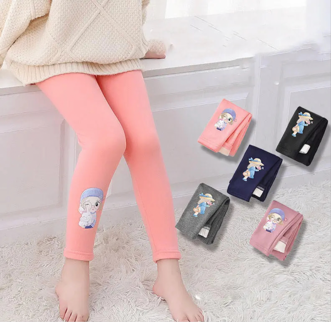 Kids Leggings Thick Fleece Kids Pants