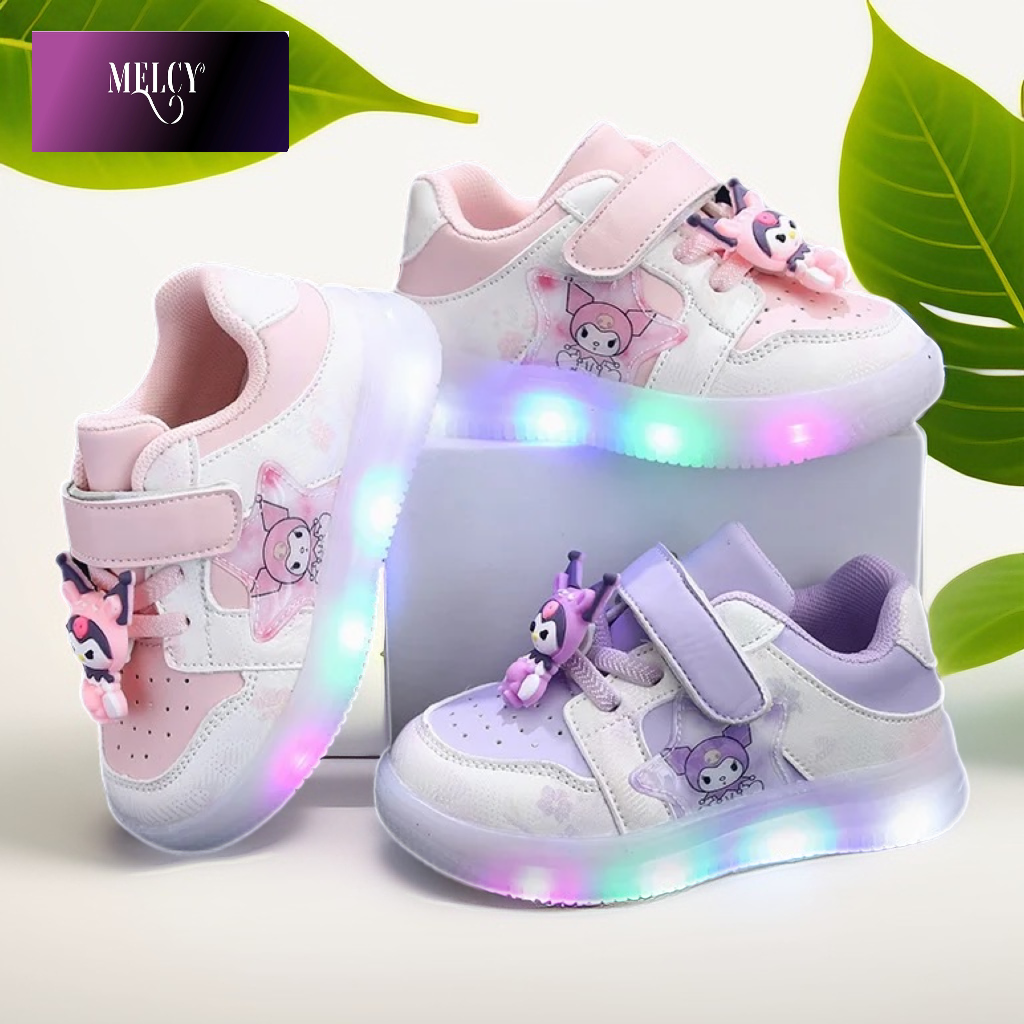 Custom Soft  Light up Luminous Cartoon Kids baby Sneakers - for Summer Winter Spring Fall