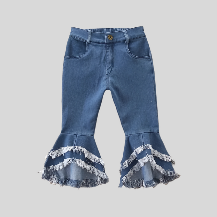 Flared Denim Jeans for Girls