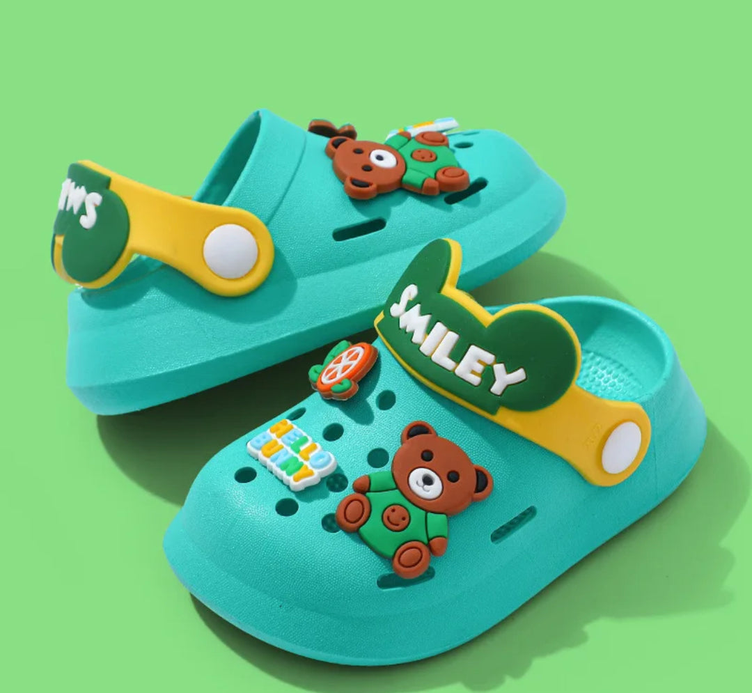 Kids non-slip Cartoon Silicone Sandals Shoes for Baby toodlers