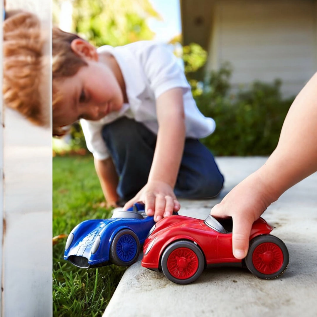 Green Toys Race Pink Red Blue car