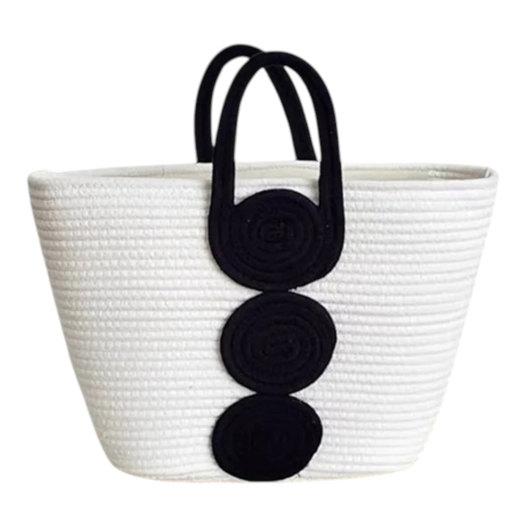 Summer Cotton Knitted Beach Tote