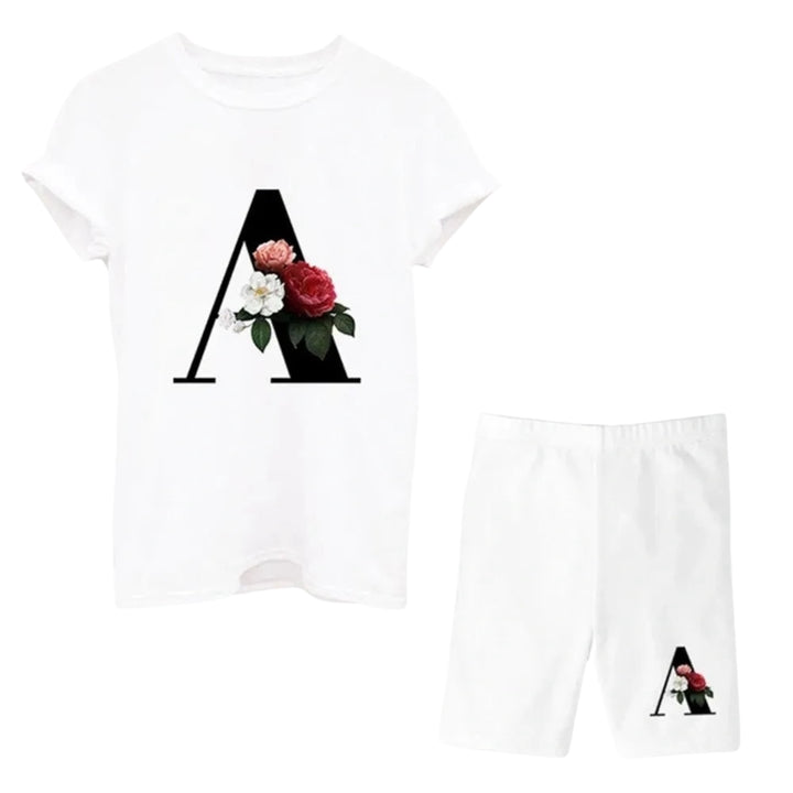 Lettered Shirt & Shorts Sets