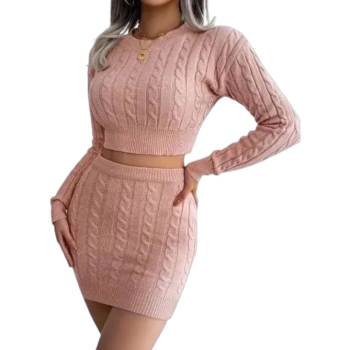 Suzy - Crop Top & Hip Skirt Set