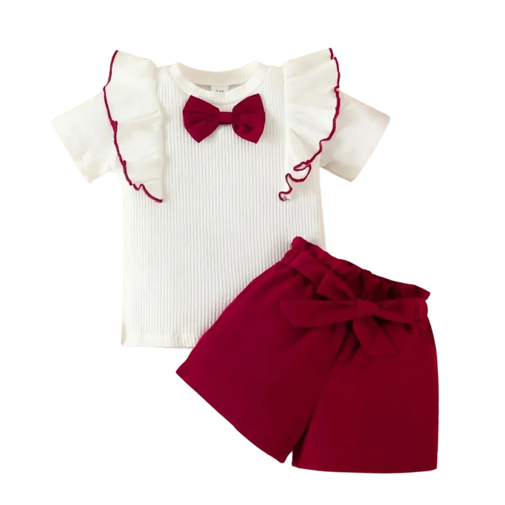 Cute Shirt & Shorts Set for Girls