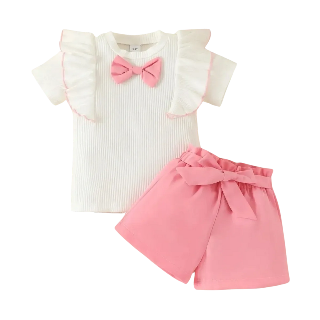 Cute Shirt & Shorts Set for Girls