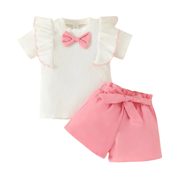 Cute Shirt & Shorts Set for Girls