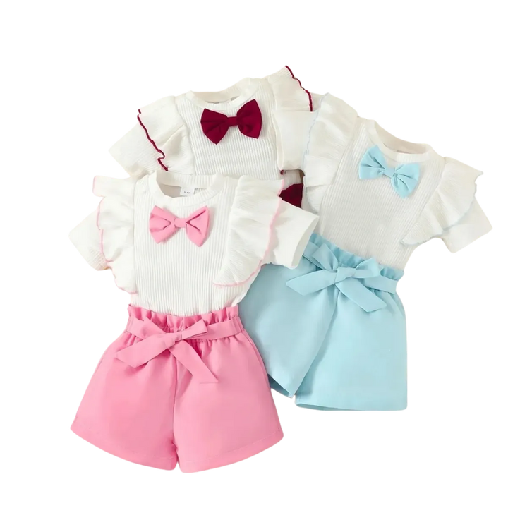 Cute Shirt & Shorts Set for Girls