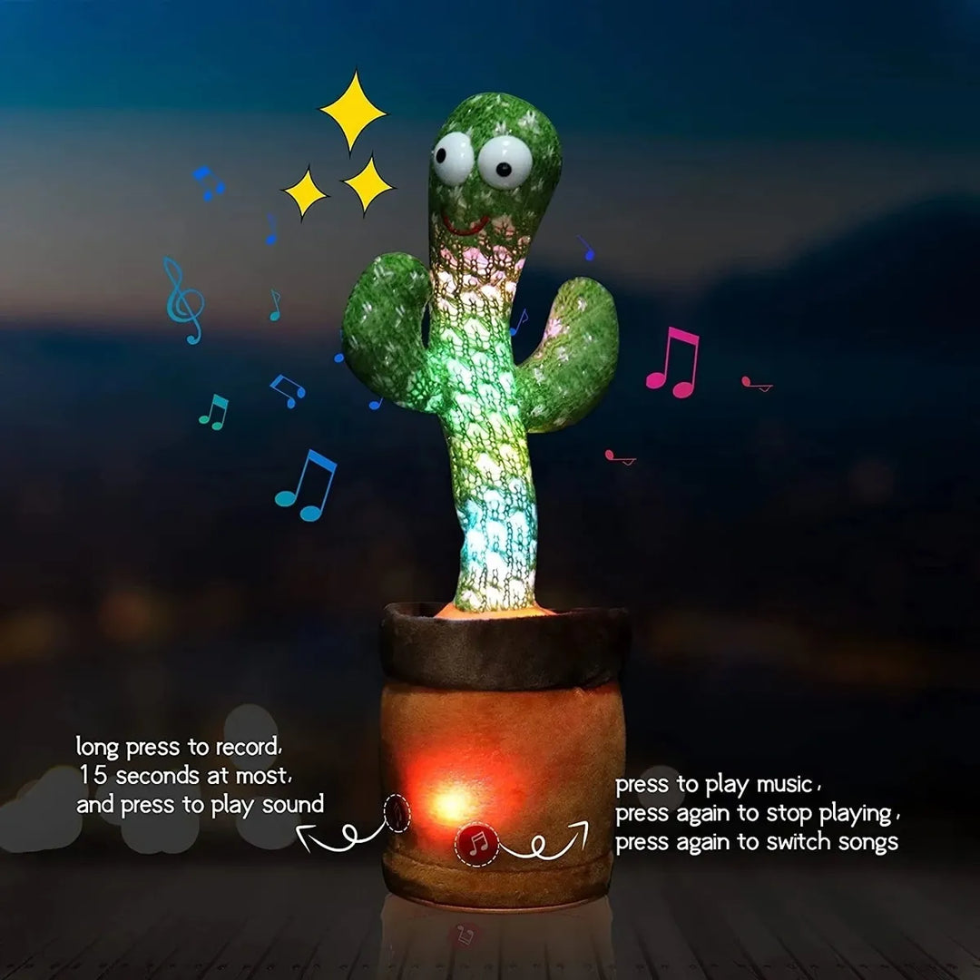 Talking, Singing & Dancing Cactus Toy for Kids