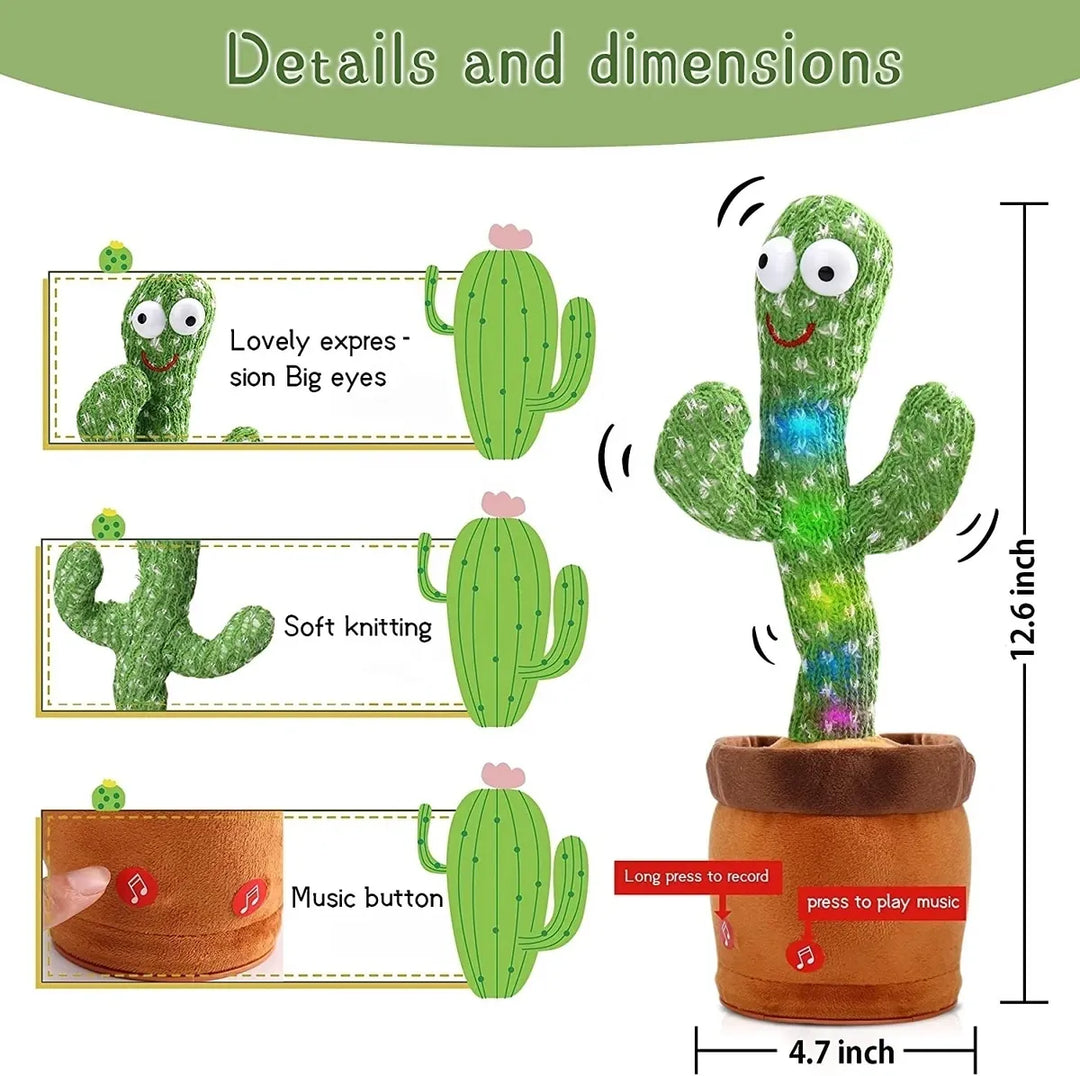 Talking, Singing & Dancing Cactus Toy for Kids