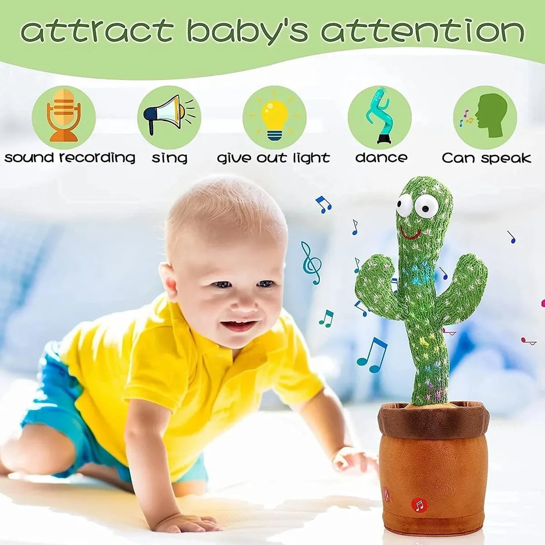 Talking, Singing & Dancing Cactus Toy for Kids